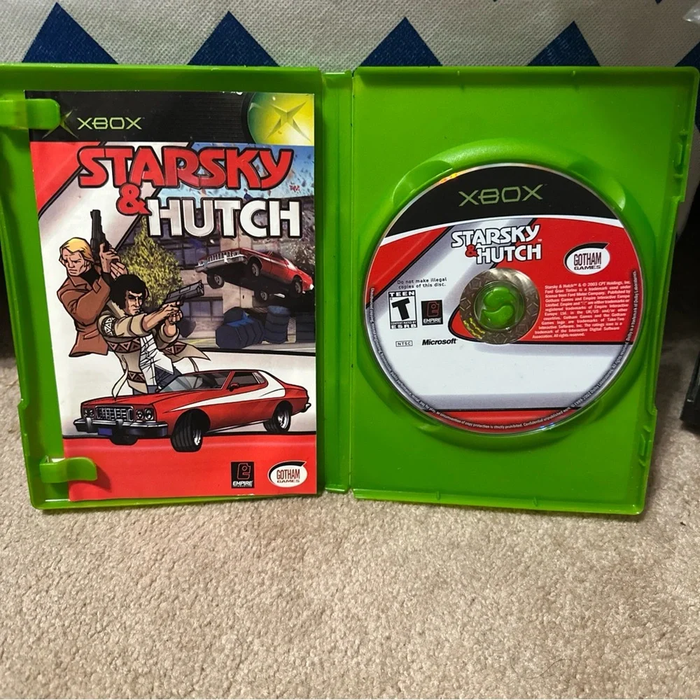 Starsky & Hutch (Microsoft Original Xbox, 2003) COMPLETE‎ RATED T GOTHAM GAMES